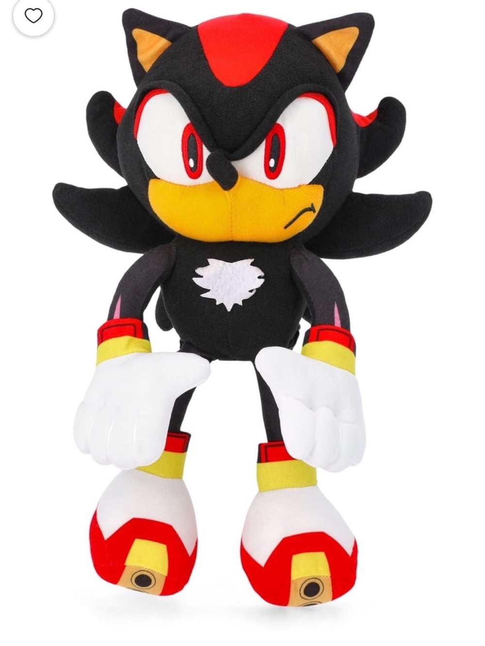 NWT Shadow the Hedgehog Plush Bookbag